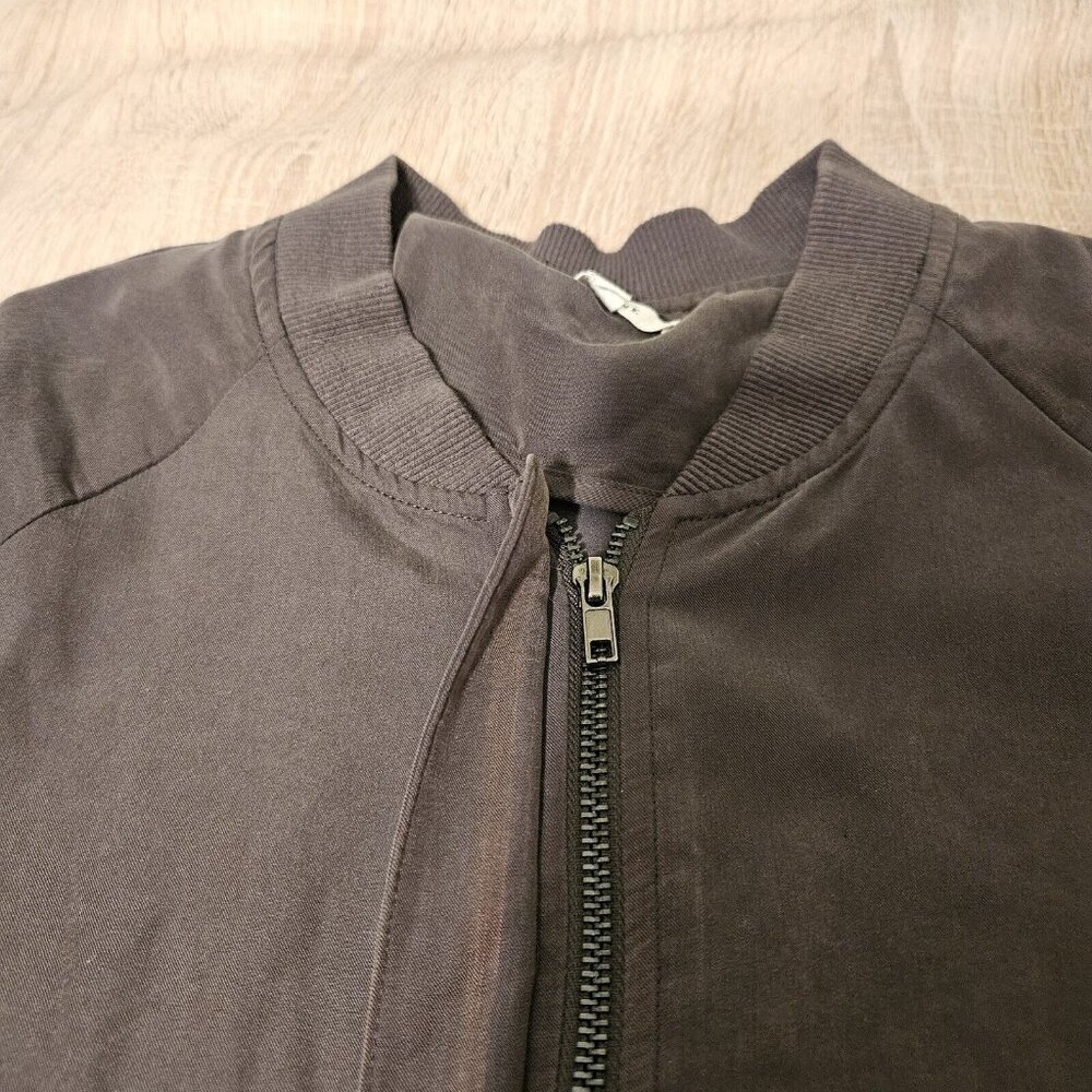 PLEIONE Brownish Gray Women's Lightweight Modal blend Long Jacket, Small - Picture 8 of 12